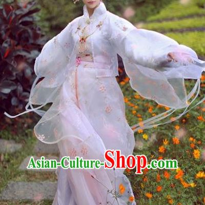 Ancient Chinese Princess Clothing Song Dynasty Palace Lady Embroidered Costumes for Women