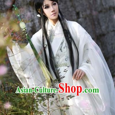 Chinese Ancient Costume Nobility Childe Hanfu Jin Dynasty Swordsman Clothing for Men