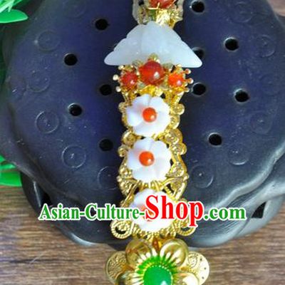 Ancient Chinese Handmade Jade Hair Comb Hair Accessories Classical Hairpins for Women