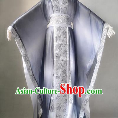 Chinese Ancient Cosplay Scholar Costume Han Dynasty Swordsman Clothing for Men