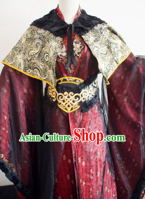 Chinese Ancient Swordsman Hanfu Han Dynasty Imperial Concubine Queen Embroidered Historical Costumes Chinese Ancient Swordsman Hanfu Han Dynasty Imperial Concubine Queen Embroidered Historical Costumes