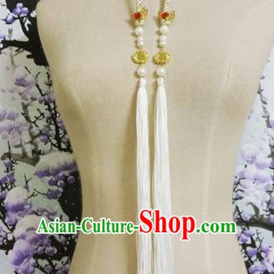 Chinese Ancient Handmade Golden Waist Accessories Hanfu Waist Strap Waistband for Women