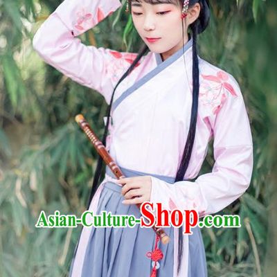 Chinese Traditional Ancient Song Dynasty Nobility Lady Costumes for Women