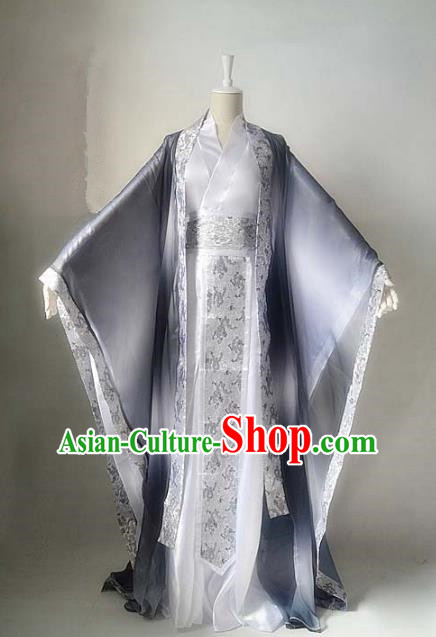 Chinese Ancient Palace Lady Hanfu Han Dynasty Imperial Concubine Queen Embroidered Historical Costumes