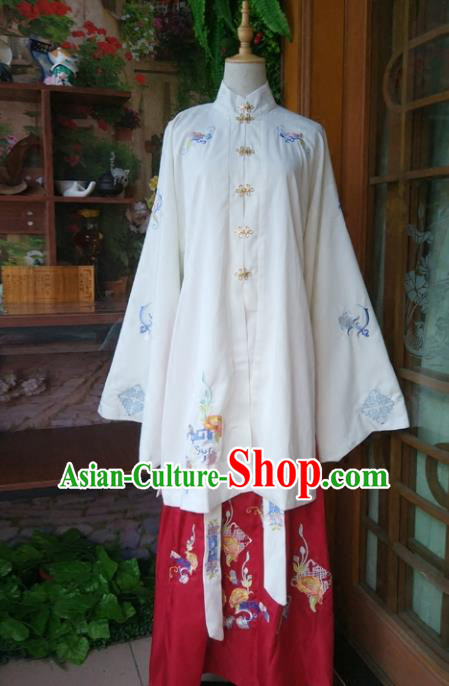 Chinese Ancient Palace Lady Hanfu Han Dynasty Imperial Concubine Queen Embroidered Historical Costumes