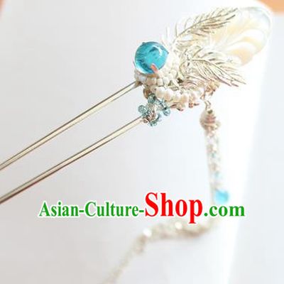 Chinese Ancient Handmade Tassel Hair Clip Hair Accessories Hanfu Hairpins for Women