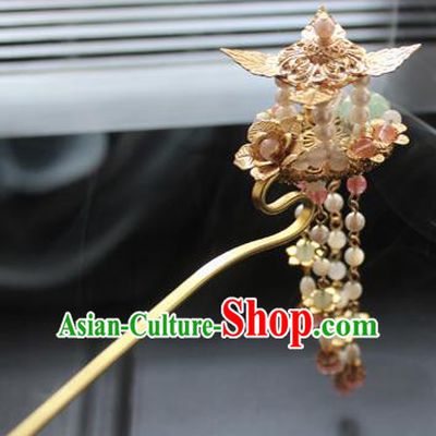 Chinese Ancient Handmade Palace Hair Clip Hair Accessories Hanfu Tassel Hairpins for Women