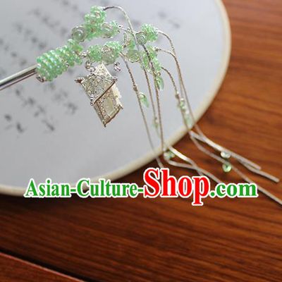 Chinese Ancient Handmade Palace Hair Clip Hair Accessories Hanfu Tassel Hairpins for Women
