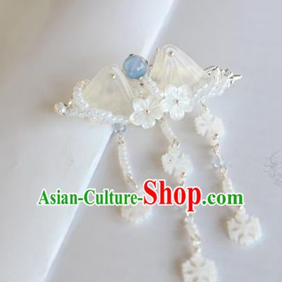 Chinese Ancient Handmade Palace Tassel Hair Stick Hair Accessories Hanfu Hairpins for Women