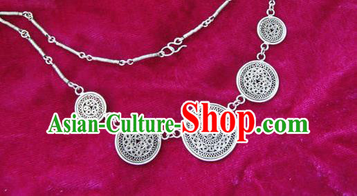 Traditional Chinese Miao Nationality Hair Accessories Hmong Female Folk Dance Hairpins Bracelet Sliver Necklace Headwear for Women Traditional Chinese Miao Nationality Hair Accessories Hmong Female Folk Dance Hairpins Bracelet Sliver Necklace Headwear for Women