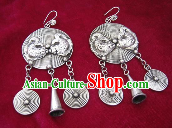 Traditional Chinese Miao Nationality Hair Accessories Hmong Female Folk Dance Hairpins Bracelet Sliver Necklace Headwear for Women Traditional Chinese Miao Nationality Hair Accessories Hmong Female Folk Dance Hairpins Bracelet Sliver Necklace Headwear for Women