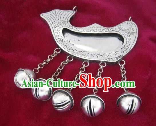 Traditional Chinese Miao Nationality Hair Accessories Hmong Female Folk Dance Hairpins Bracelet Sliver Necklace Headwear for Women Traditional Chinese Miao Nationality Hair Accessories Hmong Female Folk Dance Hairpins Bracelet Sliver Necklace Headwear for Women