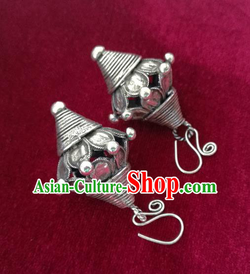 Traditional Chinese Miao Nationality Hair Accessories Hmong Female Folk Dance Hairpins Bracelet Sliver Necklace Headwear for Women Traditional Chinese Miao Nationality Hair Accessories Hmong Female Folk Dance Hairpins Bracelet Sliver Necklace Headwear for Women