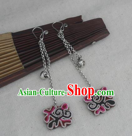 Traditional Chinese Miao Nationality Hair Accessories Hmong Female Folk Dance Hairpins Bracelet Sliver Necklace Headwear for Women Traditional Chinese Miao Nationality Hair Accessories Hmong Female Folk Dance Hairpins Bracelet Sliver Necklace Headwear for Women