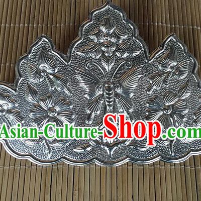 Traditional Chinese Miao Nationality Wedding Hair Coronet Hairpins Hair Accessories for Women