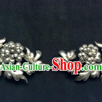 Traditional Chinese Miao Nationality Hair Accessories Flowers Hair Clips Hairpins for Women