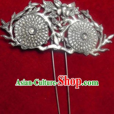 Traditional Chinese Miao Nationality Hair Accessories Palace Hairpins for Women