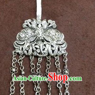 Chinese Traditional Ancient Queen Bells Tassel Butterfly Hairpins Hair Accessories for Women