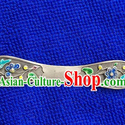 Chinese Traditional Ancient Queen Cloisonne Hair Stick Hairpins Hair Accessories for Women