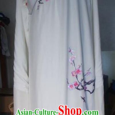 Chinese Traditional Beijing Opera Niche Costumes China Peking Opera Embroidered Plum Blossom Robe for Adults