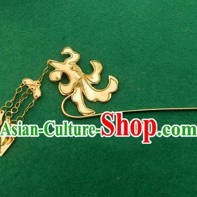 Chinese Traditional Miao Nationality Hair Accessories Phoenix Head Tassel Hairpins Headwear for Women