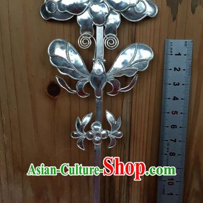 Chinese Traditional Ancient Bride Butterfly Hanfu Hairpins Hair Accessories for Women