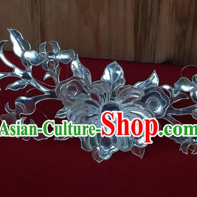 Chinese Traditional Ancient Bride Hair Crown Hanfu Hairpins Hair Accessories for Women