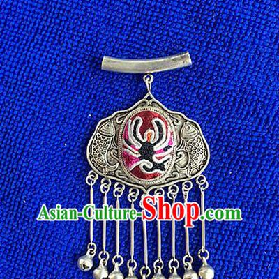 Chinese Traditional Ornaments Accessories Ancient Bells Tassel Necklace Pendant for Women