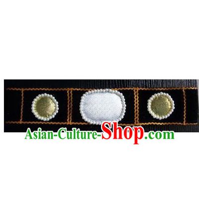 Chinese Traditional Beijing Opera Scholar Belts Waistband for Men