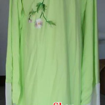 Chinese Traditional Shaoxing Opera Scholar Embroidered Green Robe Peking Opera Niche Costumes for Adults