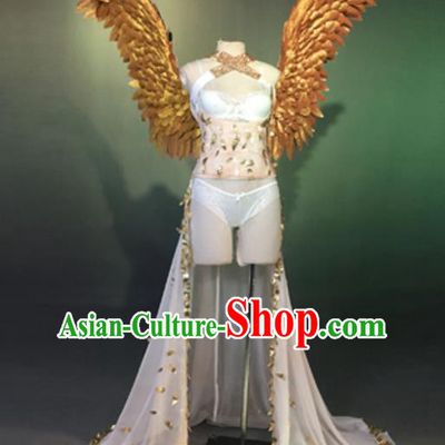 Top Grade Stage Performance Models Show Wings Brazilian Rio Carnival Costume for Women