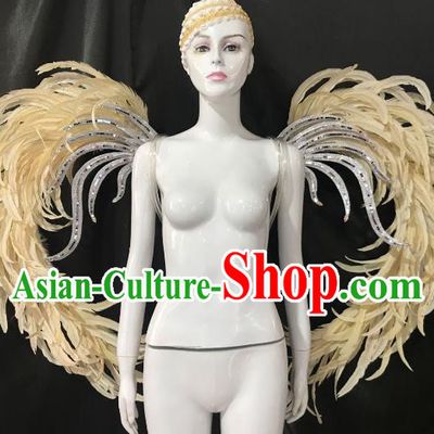 Top Grade Brazilian Carnival Feather Wings Miami Feathers Deluxe Wings for Women