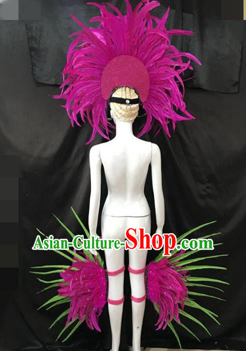 Top Grade Stage Performance Brazilian Carnival Feather Wings Miami Feathers Deluxe Wings Headwear Mask for Women Top Grade Stage Performance Brazilian Carnival Feather Wings Miami Feathers Deluxe Wings Headwear Mask for Women