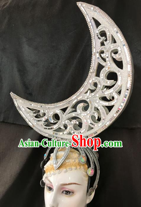 Top Grade Stage Performance Brazilian Carnival Feather Wings Miami Feathers Deluxe Wings Headwear Mask for Women