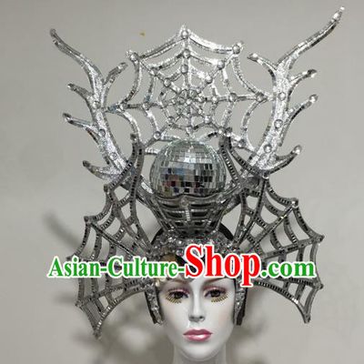 Brazilian Samba Dance Hair Accessories Rio Carnival Catwalks Deluxe Headwear for Women