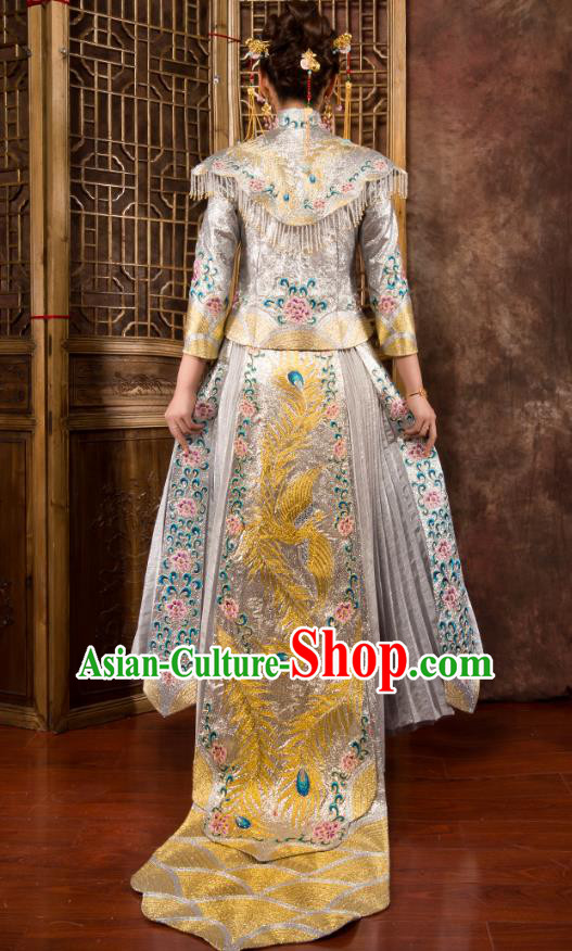 Traditional Chinese Wedding Costumes Traditional Xiuhe Suits Ancient Chinese bridal Full Dress Traditional Chinese Wedding Costumes Traditional Xiuhe Suits Ancient Chinese bridal Full Dress