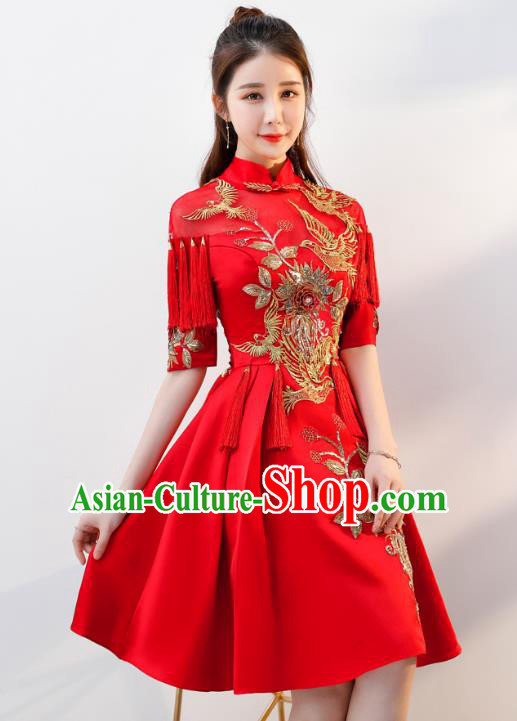 Traditional Chinese Wedding Costumes Traditional Xiuhe Suits Ancient Chinese bridal Full Dress