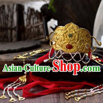 Chinese Traditional Hair Accessories Phoenix Coronet Ancient Empress Hairpins Headwear for Women