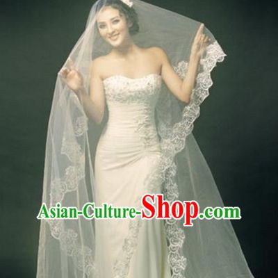 Handmade Wedding Hair Accessories Baroque Bride Hair Veil Headwear for Women