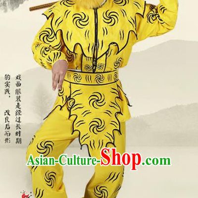 Professional Chinese Peking Opera Handsome Monkey King Costume Traditional Takefu Clothing for Adults