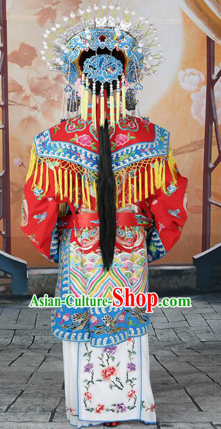 Traditional China Beijing Opera Costume Gifted Scholar Embroidered Robe and Hat Ancient Chinese Peking Opera Embroidery Clothing Traditional China Beijing Opera Costume Gifted Scholar Embroidered Robe and Hat Ancient Chinese Peking Opera Embroidery Clothing