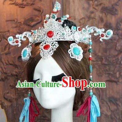 Chinese Traditional Ancient Palace Lady Phoenix Coronet Queen Headdress for Women