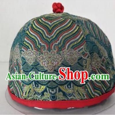 Chinese Ancient Style Handmade Qing Dynasty Hat for Sale
