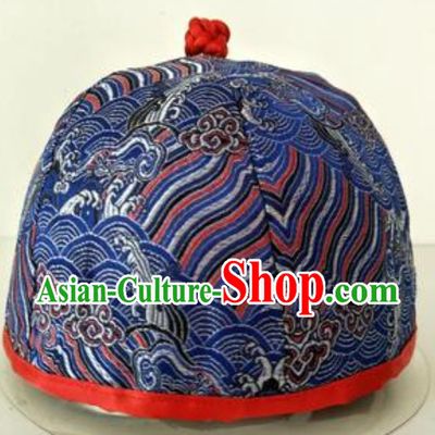 Chinese Ancient Style Handmade Qing Dynasty Hat for Sale