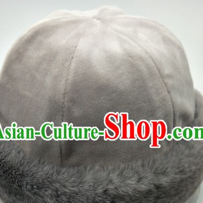 Chinese Classical Handmade Fur Hat Winter Hat for Men