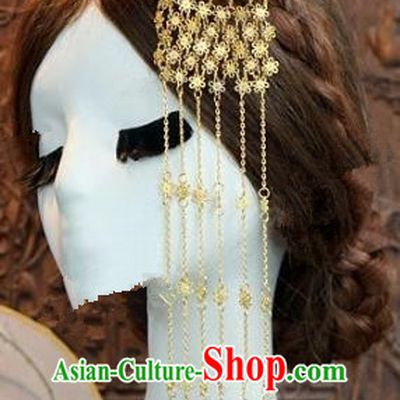 Chinese Handmade Ancient Hair Accessories Ancient Hanfu Crane Long Tassel Hair Clip Hairpins for Women