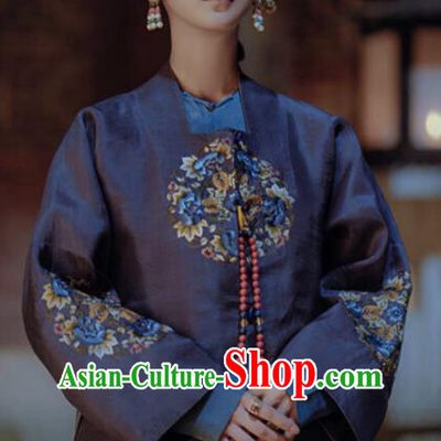 Story of Yanxi Palace Ancient Chinese Qing Dynasty Imperial Noble Consort Embroidered Costumes and Headpiece for Women