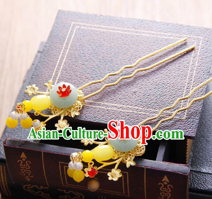 Chinese Ancient Style Hair Jewelry Accessories Cosplay Hairpins Headwear Headdress for Women