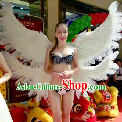 Top Grade Catwalks Prop Miami Deluxe Feather Wings Model Show Customized Wings for Women
