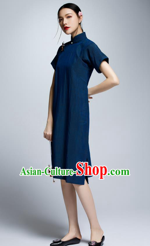 Traditional Ancient Chinese Young Women Cheongsam Dress Republic of China Tangsuit Stand Collar Blouse Dress Tang Suit Clothing Traditional Ancient Chinese Young Women Cheongsam Dress Republic of China Tangsuit Stand Collar Blouse Dress Tang Suit Clothing